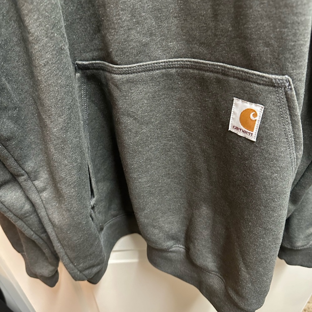 Carhartt Men's Gray Hoodie size L/ NWOT B81 - Picture 2 of 6